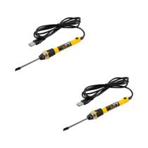 Kit 2 Cortador De Espuma E Isopor 6w Usb - Vonder Original