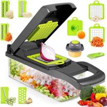Kit 2 Cortador Multifuncional Fatiador De Verduras/frutas/legumes