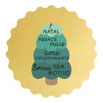 Kit 2 Cortadores Árvore com Frases de Natal Kit 2 Cortadores Árvore com Frases de Natal