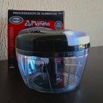 kit 2 Cortadores de alimentos 500ml e 900ml Processador Semi Automático C/Dispenser - Planeta