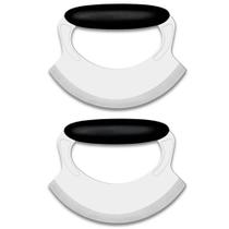 Kit 2 Cortadores de Pizza Pluss Inox 16,5cm Precision Preto