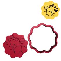 Kit 2 Cortadores Dia dos Avós Neto com Vovô Vovó