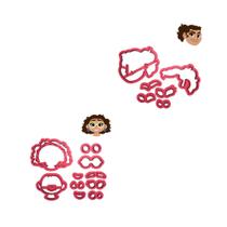 Kit 2 Cortadores Modulares Encanto Mirabel Luisa