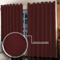Kit 2 Cortina Jacquard 3 x 2,5 m e 2 x 1,8m Admirare
