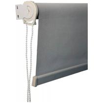 Kit 2 Cortina Persiana Rolo Solar 3% Tela Solar 80cm X 160cm Cinza Kit 2 Cortina Persiana Rolo Solar 3% Tela Solar 80cm X 160cm Cinza