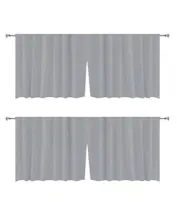 Kit 2 Cortinas Lisa Impermeável Para Pia/balcão Cozinha 1,38 X 0,80 Kit 2 Cortinas Lisa Impermeável Para Pia/balcão Cozinha 1,38 X 0,80