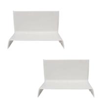 Kit 2 Cotovelo Interno 110x20mm Branco Sistemax Pial 30401