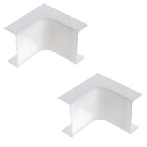 Kit 2 Cotovelo Interno 50x20 Mata junta Branco Pial 29903X Kit 2 Cotovelo Interno 50x20 Mata junta Branco Pial 29903X