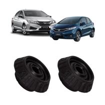 Kit 2 Coxim Batente Amortecedor Dianteiro Honda Fit City 03/