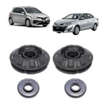 Kit 2 Coxim Batente C/Rol Amortecedor Dianteiro Etios Yaris
