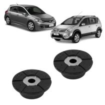 Kit 2 Coxim Bucha Amortecedor Traseiro Tiida Livina Kit 2 Coxim Bucha Amortecedor Traseiro Tiida Livina