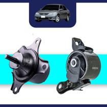 Kit 2 Coxim Motor direito e esquerdo Honda Civic 2001 A 2006 Kit 2 Coxim Motor direito e esquerdo Honda Civic 2001 A 2006