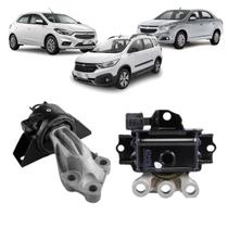 Kit 2 Coxim Motor LE LD Hidráulico Auto Spin Onix Cobalt /16