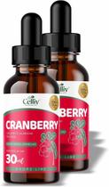 Kit 2 Cranberry em Gotas Sabor Frutas Vermelhas 30ml Celliv Kit 2 Cranberry em Gotas Sabor Frutas Vermelhas 30ml Celliv