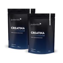 Kit 2 Creatina 100% Monohidratada 300g Puravida