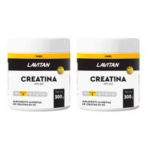 Kit 2 Creatina 100% pura 2x300gr Lavitan Cimed Especificação Sabor:Sem Sabor