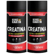 Kit 2 Creatina 240 Cápsulas - King Earth