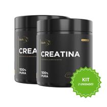 Kit 2 Creatina 300g QualyNutri Pura Em Pó Neutra Original Kit 2 Creatina 300g QualyNutri Pura Em Pó Neutra Original