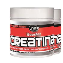 Kit 2 Creatina ATP Monohidratada Unilife 200g