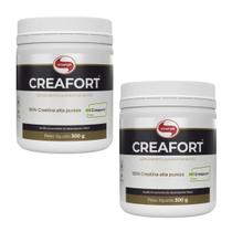 KIT 2 CREATINA CREAFORT (COM SELO CREAPURE) - 300g - VITAFOR