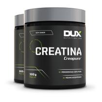 Kit 2 Creatina Dux Creapure Sem Sabor 300G