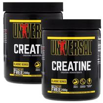 Kit 2 Creatina Monohidratada 200g Universal Nutrition