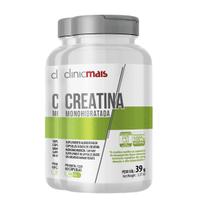 Kit 2 Creatina Monohidratada 650mg Clinicmais 60 Cápsulas