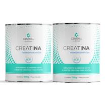 Kit 2 Creatina Monohidratada 99,9% Pureza 300g Central Nutrition