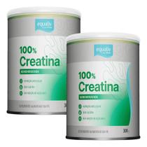 Kit 2 Creatina Monohidratada Equaliv 300g Cada