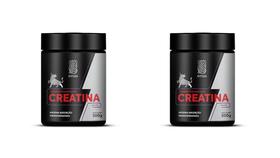 Kit 2 Creatina Monohidratada Pura Fitios Sem Sabor Pote 300g