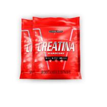 Kit 2 Creatina Monohidratada Pura Hardcore Integral Medica 1Kg