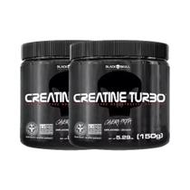 Kit 2 Creatinas Turbo 150g Pote - Black Skull