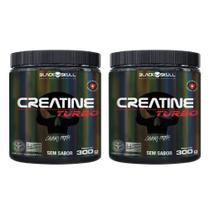 Kit 2 Creatine Turbo 300g Black Skull