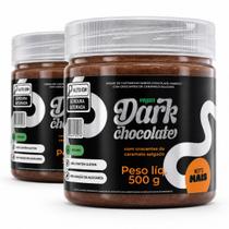 Kit 2 Creme De Castanhas Proteico Vegan Protein 500g Dark Chocolate Nutts Mais Kit 2 Creme De Castanhas Proteico Vegan Protein 500g Dark Chocolate Nutts Mais