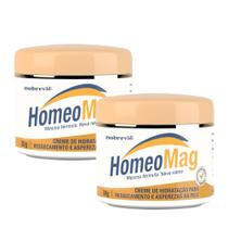 Kit 2 Creme de Hidratação para Pés Ressecados Calcanhar Rachados Homeo Mag Nobrevie 30g