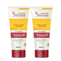 Kit 2 Creme de Silicone 200ml Enxague Filtro Solar Umectação Proteção Térmica Bothânico Hair Cosméticos Kit 2 Creme de Silicone 200ml Enxague Filtro Solar Umectação Proteção Térmica Bothânico Hair Cosméticos