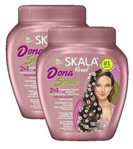 kit 2 Creme de Tratamento 2 em 1 Dona Skala 1kg
