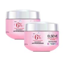 Kit 2 Creme de Tratamento Elseve Glycolic Gloss L'oréal Paris Antiporosidade 300g