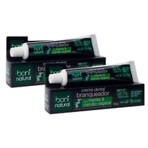 Kit 2 Creme Dental Boni Natural Menta e Carvão Vegetal 90g Kit 2 Creme Dental Boni Natural Menta e Carvão Vegetal 90g