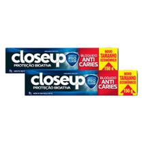 Kit 2 Creme Dental Close Up Proteção Bioativa Anticáries 150g