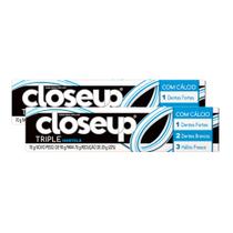 Kit 2 Creme Dental Close Up Triple Hortelã 70g