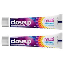 Kit 2 Creme Dental Closeup Multi Vitaminas +12 Benefícios Fresh 85g