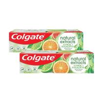 Kit 2 Creme Dental Colgate Natural Extracts Citrus e Eucalipto 90g Kit 2 Creme Dental Colgate Natural Extracts Citrus e Eucalipto 90g