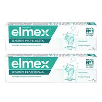 Kit 2 Creme Dental Elmex Sensitive Professional 75g Kit 2 Creme Dental Elmex Sensitive Professional 75g
