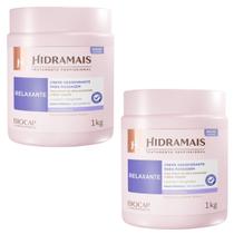 Kit 2 Creme Desodorante para Massagem Relaxante 1kg Hidramais
