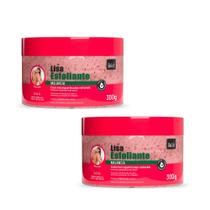 Kit 2 Creme Esfoliante Corporal e Rosto Melancia Esfoliação para Corpo Pés 300g Bio Soft