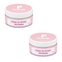 Kit 2 Creme Facial De Pepino Pele Oleosa 50G - Pepilon