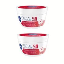 Kit 2 Creme Facial Nivea Antissinais com Vitamina e 100g Kit 2 Creme Facial Nivea Antissinais com Vitamina e 100g