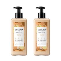 Kit 2 Creme Hidratante Desodorante Corporal Eudora Instance Karité 400ml