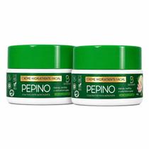 Kit 2 Creme Hidratante Facial Pepino Óleo de Rosa Mosqueta Vegano BioSeiva Todos os Tipos 100g Kit 2 Creme Hidratante Facial Pepino Óleo de Rosa Mosqueta Vegano BioSeiva Todos os Tipos 100g
